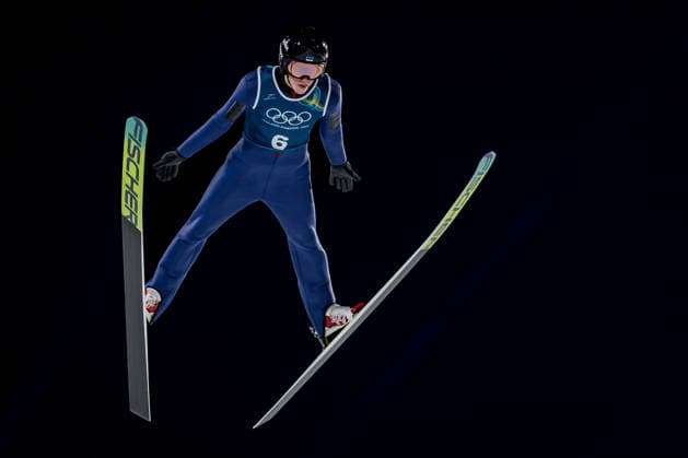 OLYMPICS - Winter Olympic Games, Olympische Spiele, Olympia, OS Milano Cortina 2026 VAL DI FIEMME,ITALY,05.FEB.26 - OLYMPICS, Ski jumping, Skispringen, Ski, nordisch - Winter Olympic Games Milano Cortina 2026, preview, normal hill, training, men. Image shows Kaimar Vagul (EST).  GEPAxpictures xMatthiasxTrinkl