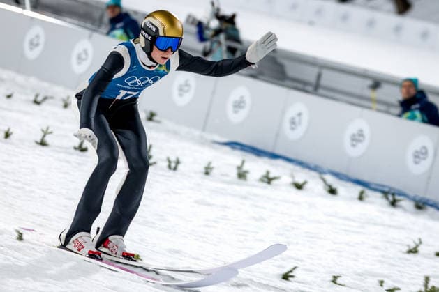 OLYMPICS - Winter Olympic Games, Olympische Spiele, Olympia, OS Milano Cortina 2026 VAL DI FIEMME,ITALY,05.FEB.26 - OLYMPICS, Ski jumping, Skispringen, Ski, nordisch - Winter Olympic Games Milano Cortina 2026, preview, normal hill, training, men. Image shows Felix Trunz (SUI).  GEPAxpictures xMatthiasxTrinkl
