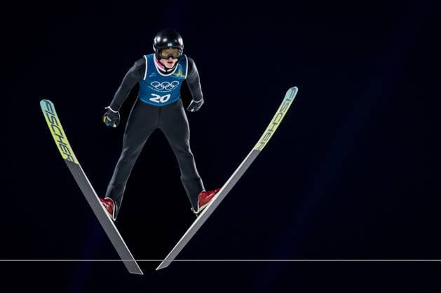 OLYMPICS - Winter Olympic Games, Olympische Spiele, Olympia, OS Milano Cortina 2026 VAL DI FIEMME,ITALY,05.FEB.26 - OLYMPICS, Ski jumping, Skispringen, Ski, nordisch - Winter Olympic Games Milano Cortina 2026, preview, normal hill, training, men. Image shows Ilya Mizernykh (KAZ).  GEPAxpictures xMatthiasxTrinkl