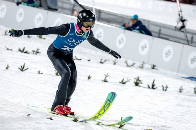 OLYMPICS - Winter Olympic Games, Olympische Spiele, Olympia, OS Milano Cortina 2026 VAL DI FIEMME,ITALY,05.FEB.26 - OLYMPICS, Ski jumping, Skispringen, Ski, nordisch - Winter Olympic Games Milano Cortina 2026, preview, normal hill, training, men. Image shows Ilya Mizernykh (KAZ).  GEPAxpictures xMatthiasxTrinkl
