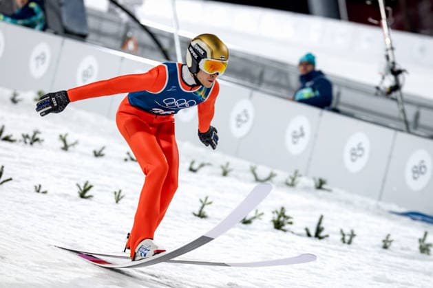 OLYMPICS - Winter Olympic Games, Olympische Spiele, Olympia, OS Milano Cortina 2026 VAL DI FIEMME,ITALY,05.FEB.26 - OLYMPICS, Ski jumping, Skispringen, Ski, nordisch - Winter Olympic Games Milano Cortina 2026, preview, normal hill, training, men. Image shows Antti Aalto (FIN).  GEPAxpictures xMatthiasxTrinkl