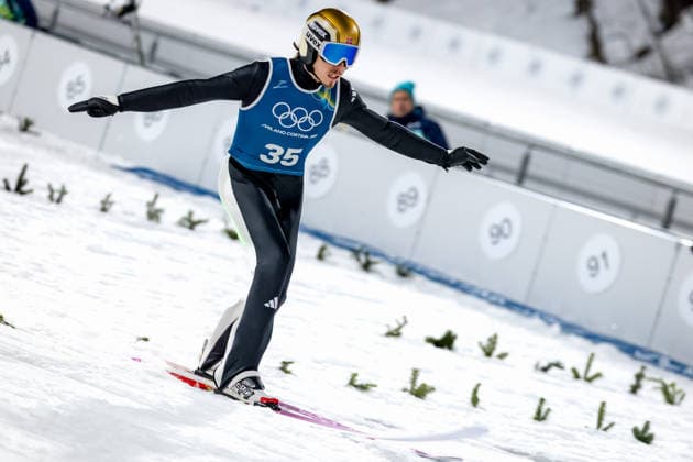 OLYMPICS - Winter Olympic Games, Olympische Spiele, Olympia, OS Milano Cortina 2026 VAL DI FIEMME,ITALY,05.FEB.26 - OLYMPICS, Ski jumping, Skispringen, Ski, nordisch - Winter Olympic Games Milano Cortina 2026, preview, normal hill, training, men. Image shows Johann Andre Forfang (NOR).  GEPAxpictures xMatthiasxTrinkl
