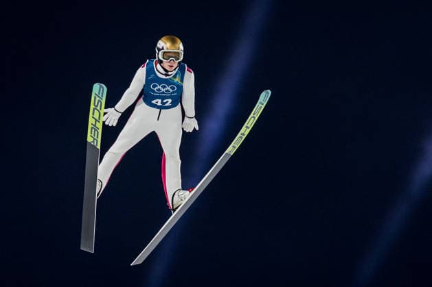 OLYMPICS - Winter Olympic Games, Olympische Spiele, Olympia, OS Milano Cortina 2026 VAL DI FIEMME,ITALY,05.FEB.26 - OLYMPICS, Ski jumping, Skispringen, Ski, nordisch - Winter Olympic Games Milano Cortina 2026, preview, normal hill, training, men. Image shows Stephan Embacher (AUT).  GEPAxpictures xMatthiasxTrinkl