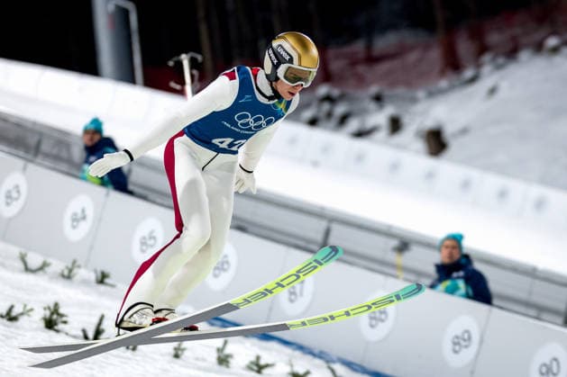 OLYMPICS - Winter Olympic Games, Olympische Spiele, Olympia, OS Milano Cortina 2026 VAL DI FIEMME,ITALY,05.FEB.26 - OLYMPICS, Ski jumping, Skispringen, Ski, nordisch - Winter Olympic Games Milano Cortina 2026, preview, normal hill, training, men. Image shows Stephan Embacher (AUT).  GEPAxpictures xMatthiasxTrinkl