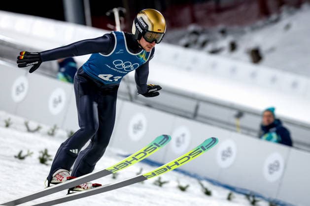 OLYMPICS - Winter Olympic Games, Olympische Spiele, Olympia, OS Milano Cortina 2026 VAL DI FIEMME,ITALY,05.FEB.26 - OLYMPICS, Ski jumping, Skispringen, Ski, nordisch - Winter Olympic Games Milano Cortina 2026, preview, normal hill, training, men. Image shows Felix Hoffmann (GER).  GEPAxpictures xMatthiasxTrinkl
