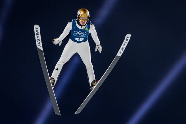 OLYMPICS - Winter Olympic Games, Olympische Spiele, Olympia, OS Milano Cortina 2026 VAL DI FIEMME,ITALY,05.FEB.26 - OLYMPICS, Ski jumping, Skispringen, Ski, nordisch - Winter Olympic Games Milano Cortina 2026, preview, normal hill, training, men. Image shows Philipp Raimund (GER).  GEPAxpictures xMatthiasxTrinkl