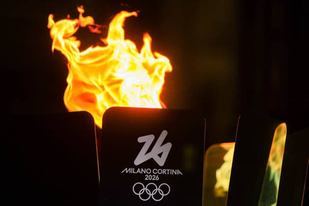 ITALY, MILAN - FEBRUARY 5, 2026: A ceremony marks the arrival of the Milano Cortina 2026 Olympic Flame. The two-month Olympic Torch Relay, which started in December 2025, followed a 12,000 km route across Italy finally reaching Piazza del Duomo in central Milan on 5 February 2026 2026 Winter Olympics: Olympic Torch Arrives In Milan  - ZUMAt113 20260205_zaa_t113_427 Copyright: xPeterxKovalevx