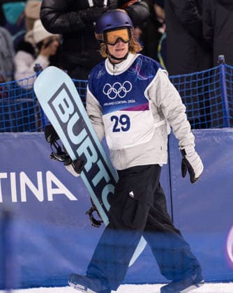 OLYMPICS - Winter Olympic Games, Olympische Spiele, Olympia, OS Milano Cortina 2026 LIVIGNO,ITALY,05.FEB.26 - OLYMPICS, SNOWBOARD - Winter Olympic Games Milano Cortina 2026, Big Air, qualification, men. Image shows Clemens Millauer (AUT).  GEPAxpictures xHaraldxSteiner