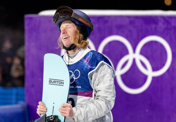 OLYMPICS - Winter Olympic Games, Olympische Spiele, Olympia, OS Milano Cortina 2026 LIVIGNO,ITALY,05.FEB.26 - OLYMPICS, SNOWBOARD - Winter Olympic Games Milano Cortina 2026, Big Air, qualification, men. Image shows Clemens Millauer (AUT).  GEPAxpictures xHaraldxSteiner