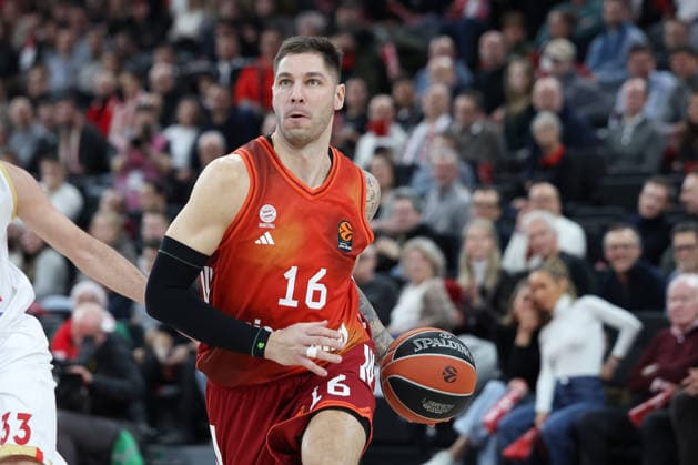 Stefan Jovic (FC Bayern Basketball, 16), GER, FC Bayern Basketball vs. AS Monaco, Basketball, Euroleague, 27. Spieltag, Saison 2025 2026, 05.02.2026, GER, FC Bayern Basketball vs. AS Monaco, Basketball, Euroleague, 27. Spieltag, Saison 2025 2026, 05.02.2026 Muenchen Copyright: xEibner-Pressefoto JennixMaulx EP_JML