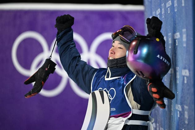 Kira Kimura (JPN), FEBRUARY 5, 2026 - Snowboarding : Men s Big Air Qualification during the Milano Cortina 2026 Olympic Winter games, Winterspiele,Spiele, Summer games at Livigno Snow Park in Livigno, Italy.  aflo_318619388