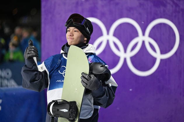 Ryoma Kimata (JPN), FEBRUARY 5, 2026 - Snowboarding : Men s Big Air Qualification during the Milano Cortina 2026 Olympic Winter games, Winterspiele,Spiele, Summer games at Livigno Snow Park in Livigno, Italy.  aflo_318619391