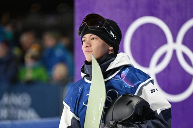 Ryoma Kimata (JPN), FEBRUARY 5, 2026 - Snowboarding : Men s Big Air Qualification during the Milano Cortina 2026 Olympic Winter games, Winterspiele,Spiele, Summer games at Livigno Snow Park in Livigno, Italy.  aflo_318619392