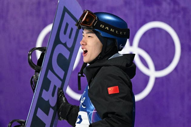 Su Yiming (CHN), FEBRUARY 5, 2026 - Snowboarding : Men s Big Air Qualification during the Milano Cortina 2026 Olympic Winter games, Winterspiele,Spiele, Summer games at Livigno Snow Park in Livigno, Italy.  aflo_318619401