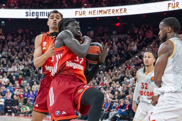 Wenyen Gabriel 32 (FC Bayern Basketball), FC Bayern Basketball vs. AS Monaco Basket, EuroLeague 27. Spieltag, 05.02.2026 Muenchen Bayern Deutschland