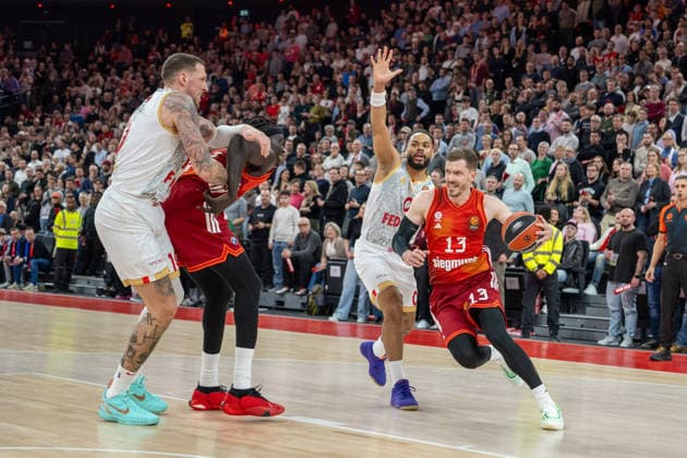 Andreas Obst 13 (FC Bayern Basketball), FC Bayern Basketball vs. AS Monaco Basket, EuroLeague 27. Spieltag, 05.02.2026 Muenchen Bayern Deutschland