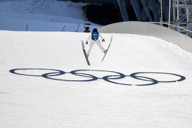OLYMPICS - Winter Olympic Games, Olympische Spiele, Olympia, OS Milano Cortina 2026 VAL DI FIEMME,ITALY,05.FEB.26 - OLYMPICS, Ski jumping, Skispringen, Ski, nordisch - Winter Olympic Games Milano Cortina 2026, preview, normal hill, training, women. Image shows Delia Anamaria Folea (ROU).  GEPAxpictures xOliverxLerch