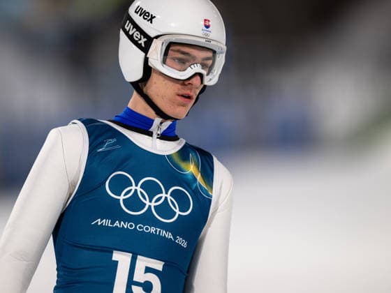 OLYMPICS - Winter Olympic Games, Olympische Spiele, Olympia, OS Milano Cortina 2026 VAL DI FIEMME,ITALY,05.FEB.26 - OLYMPICS, Ski jumping, Skispringen, Ski, nordisch - Winter Olympic Games Milano Cortina 2026, preview, normal hill, training, men. Image shows Hektor Kapustik (SVK)..  GEPAxpictures xOliverxLerch