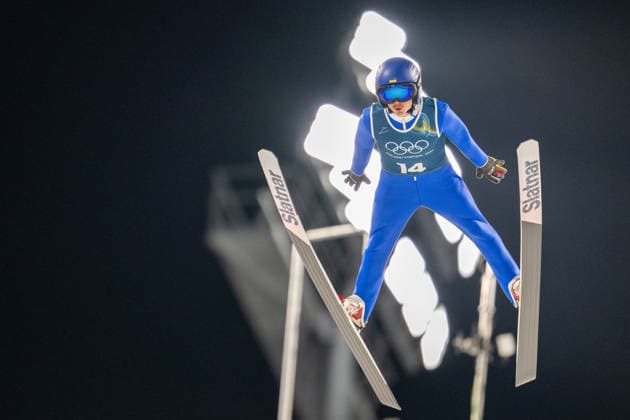 OLYMPICS - Winter Olympic Games, Olympische Spiele, Olympia, OS Milano Cortina 2026 VAL DI FIEMME,ITALY,05.FEB.26 - OLYMPICS, Ski jumping, Skispringen, Ski, nordisch - Winter Olympic Games Milano Cortina 2026, preview, normal hill, training, men. Image shows Yevhen Marusiak (UKR).  GEPAxpictures xOliverxLerch