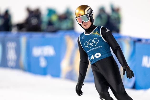 OLYMPICS - Winter Olympic Games, Olympische Spiele, Olympia, OS Milano Cortina 2026 VAL DI FIEMME,ITALY,05.FEB.26 - OLYMPICS, Ski jumping, Skispringen, Ski, nordisch - Winter Olympic Games Milano Cortina 2026, preview, normal hill, training, men. Image shows Kristoffer Eriksen Sundal (NOR).  GEPAxpictures xOliverxLerch
