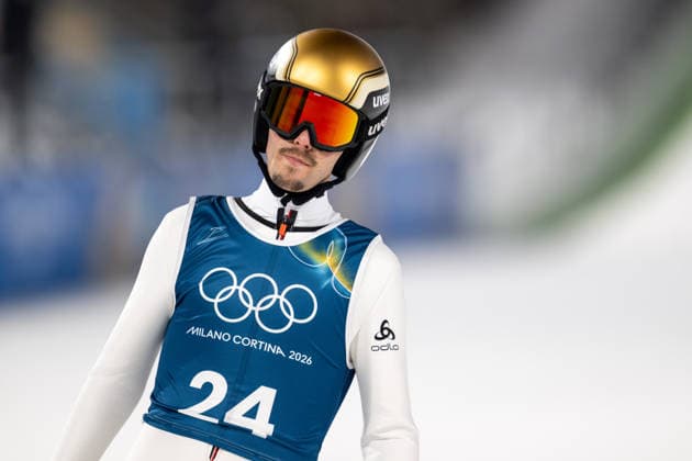 OLYMPICS - Winter Olympic Games, Olympische Spiele, Olympia, OS Milano Cortina 2026 VAL DI FIEMME,ITALY,05.FEB.26 - OLYMPICS, Ski jumping, Skispringen, Ski, nordisch - Winter Olympic Games Milano Cortina 2026, preview, normal hill, training, men. Image shows Sandro Hauswirth (SUI).  GEPAxpictures xOliverxLerch