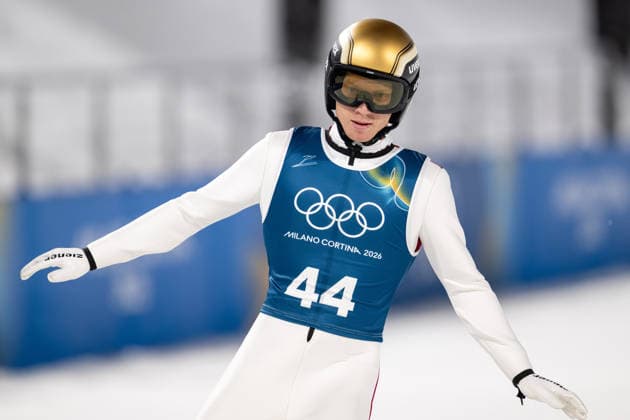 OLYMPICS - Winter Olympic Games, Olympische Spiele, Olympia, OS Milano Cortina 2026 VAL DI FIEMME,ITALY,05.FEB.26 - OLYMPICS, Ski jumping, Skispringen, Ski, nordisch - Winter Olympic Games Milano Cortina 2026, preview, normal hill, training, men. Image shows Jan Hoerl (AUT).  GEPAxpictures xOliverxLerch