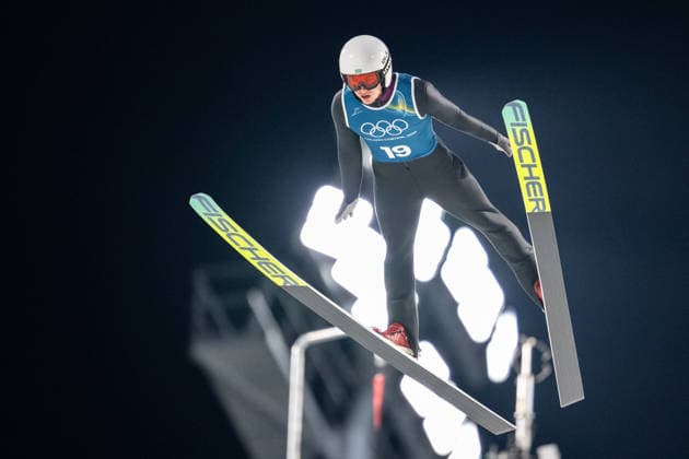 OLYMPICS - Winter Olympic Games, Olympische Spiele, Olympia, OS Milano Cortina 2026 VAL DI FIEMME,ITALY,05.FEB.26 - OLYMPICS, Ski jumping, Skispringen, Ski, nordisch - Winter Olympic Games Milano Cortina 2026, preview, normal hill, training, men. Image shows Danil Vassilyev (KAZ).  GEPAxpictures xOliverxLerch