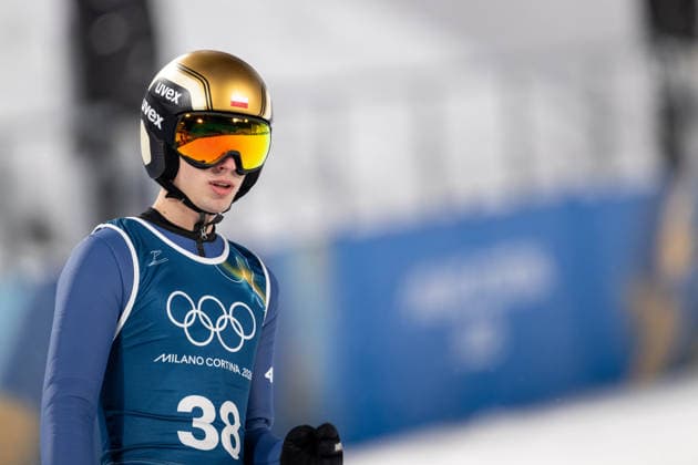 OLYMPICS - Winter Olympic Games, Olympische Spiele, Olympia, OS Milano Cortina 2026 VAL DI FIEMME,ITALY,05.FEB.26 - OLYMPICS, Ski jumping, Skispringen, Ski, nordisch - Winter Olympic Games Milano Cortina 2026, preview, normal hill, training, men. Image shows Kacper Tomasiak (POL).  GEPAxpictures xOliverxLerch