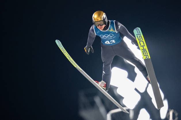 OLYMPICS - Winter Olympic Games, Olympische Spiele, Olympia, OS Milano Cortina 2026 VAL DI FIEMME,ITALY,05.FEB.26 - OLYMPICS, Ski jumping, Skispringen, Ski, nordisch - Winter Olympic Games Milano Cortina 2026, preview, normal hill, training, men. Image shows Felix Hoffmann (GER).  GEPAxpictures xOliverxLerch