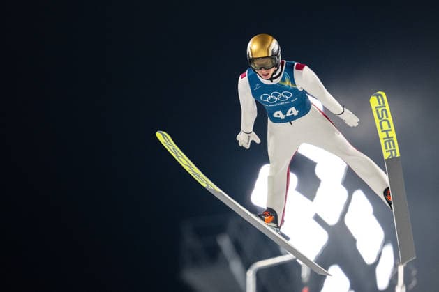 OLYMPICS - Winter Olympic Games, Olympische Spiele, Olympia, OS Milano Cortina 2026 VAL DI FIEMME,ITALY,05.FEB.26 - OLYMPICS, Ski jumping, Skispringen, Ski, nordisch - Winter Olympic Games Milano Cortina 2026, preview, normal hill, training, men. Image shows Jan Hoerl (AUT).  GEPAxpictures xOliverxLerch