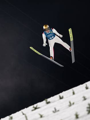 OLYMPICS - Winter Olympic Games, Olympische Spiele, Olympia, OS Milano Cortina 2026 VAL DI FIEMME,ITALY,05.FEB.26 - OLYMPICS, Ski jumping, Skispringen, Ski, nordisch - Winter Olympic Games Milano Cortina 2026, preview, normal hill, training, men. Image shows Jan Hoerl (AUT).  GEPAxpictures xOliverxLerch