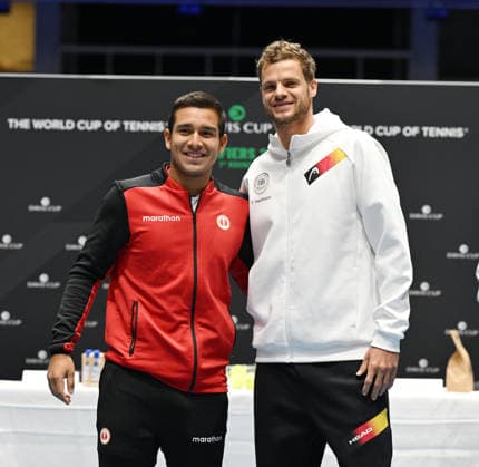 2026 Davis Cup Qualifiers , Düsseldorf Germany Germany vs. Peru Official Draw 1.Match Day1 Yannick Hanfmann (GER) vs. Gonzalo Bueno (PER)