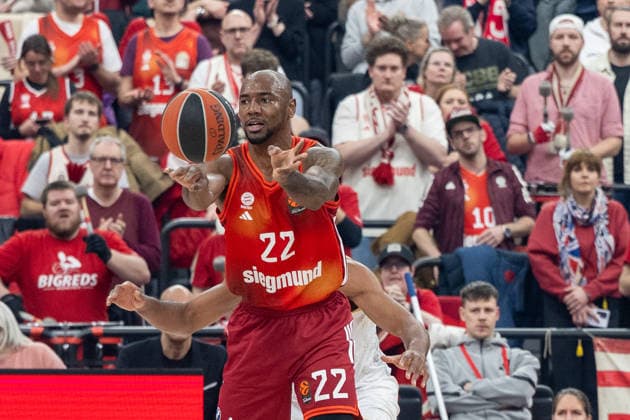 Isiaha Mike 22 (FC Bayern Basketball), FC Bayern Basketball vs. AS Monaco Basket, EuroLeague 27. Spieltag, 05.02.2026 Muenchen Bayern Deutschland