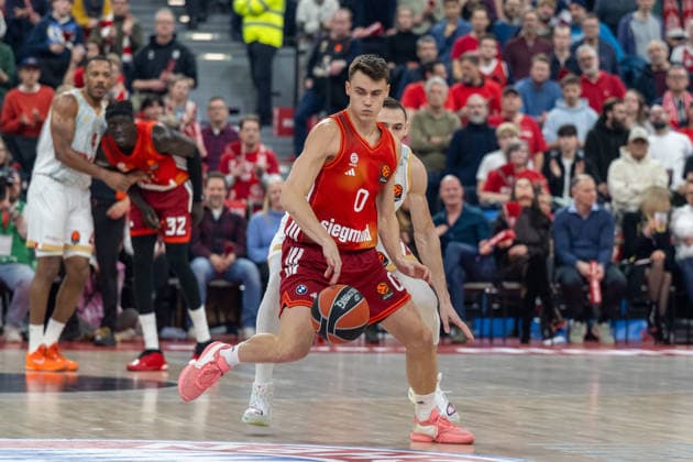 Neno Dimitrijevic 0 (FC Bayern Basketball), FC Bayern Basketball vs. AS Monaco Basket, EuroLeague 27. Spieltag, 05.02.2026 Muenchen Bayern Deutschland