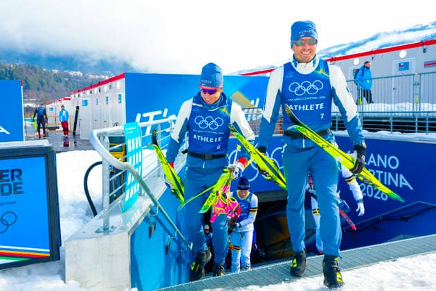 BEER Val di Fiemme, Italy 20260206. Johannes Hostflot Klaebo and Emil Iversen on their way to training before the Winter Olympics in Milano Cortina 2026. Photo: Lise Aserud NTB Val di Fiemme Italy EDITORIAL USE ONLY. RESTRICTED USE FOR BETTING COMPANIES Ref:_SPO87jxaNjoVAk.jpg *** BEER Val di Fiemme, Italy 20260206 Johannes Hostflot Klaebo and Emil Iversen on their way to training before the Winter Olympics in Milano Cortina 2026 Photo Lise Aserud NTB Val di Fiemme Italy EDITORIAL USE ONLY RESTRICTED USE FOR BETTING COMPANIES  Copyright: xLisexAserudxx xNTBx