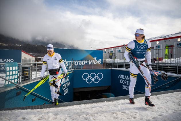 260206 William Poromaa and Edvin Anger of Sweden at a Cross-Country Skiing training session during day 1 of the 2026 Winter Olympics on February 6, 2026 in Val di Fiemme. Photo: Maxim Thore BILDBYRAN kod MT MT0957 skidor cross-country skiing langrenn Olympic Games, Olympische Spiele, Olympia, OS olympics winter olympics os ol olympiska spel vinter-os olympiske leker milano cortina 2026 milan cortina 2026 milano cortina 2026 olympic games milano cortina 2026 winter olympic games milano cortina-os milano cortina-ol vinter-ol 1 bbeng träning training sverige *** 260206 William Poromaa and Edvin Anger of Sweden at a Cross Country Skiing training session during day 1 of the 2026 Winter Olympics on February 6, 2026 in Val di Fiemme Photo Maxim Thore BILDBYRAN kod MT MT0957 skidor cross country skiing langrenn olympic games olympics winter olympics os ol olympiska spel vinter os olympiske leker milano cortina 2026 milan cortina 2026 milano cortina 2026 olympic games milano cortina 2026 winter olympic games milano cortina os milano cortina ol vinter ol 1 bbeng träning training sverige  Copyright: MAXIMxTHORE BB260206MT006