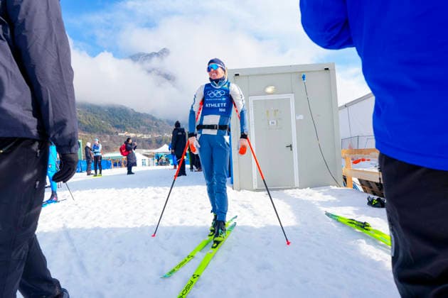 BEER Val di Fiemme, Italy 20260206. Kristin Austgulen Fosnaes on her way to training before the Winter Olympics in Milano Cortina 2026.Photo: Lise Aserud NTB Val di Fiemme Italy EDITORIAL USE ONLY. RESTRICTED USE FOR BETTING COMPANIES Ref:_SPOJruZyVmp7a4.jpg *** BEER Val di Fiemme, Italy 20260206 Kristin Austgulen Fosnaes on her way to training before the Winter Olympics in Milano Cortina 2026 Photo Lise Aserud NTB Val di Fiemme Italy EDITORIAL USE ONLY RESTRICTED USE FOR BETTING COMPANIES  Copyright: xLisexAserudxx xNTBx