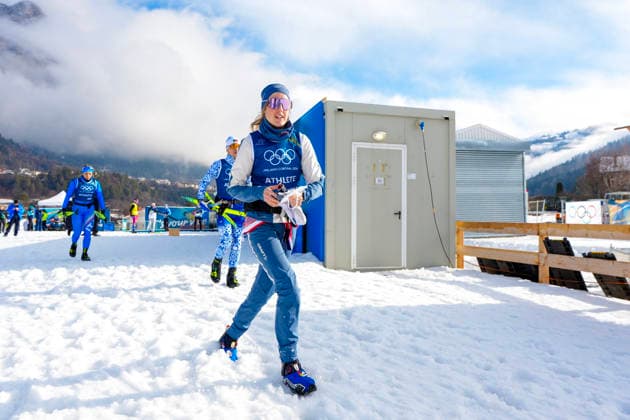 BEER Val di Fiemme, Italy 20260206. Kristin Austgulen Fosnaes on her way to training before the Winter Olympics in Milano Cortina 2026.Photo: Lise Aserud NTB Val di Fiemme Italy EDITORIAL USE ONLY. RESTRICTED USE FOR BETTING COMPANIES Ref:_SPOXgAliwMtA0k.jpg *** BEER Val di Fiemme, Italy 20260206 Kristin Austgulen Fosnaes on her way to training before the Winter Olympics in Milano Cortina 2026 Photo Lise Aserud NTB Val di Fiemme Italy EDITORIAL USE ONLY RESTRICTED USE FOR BETTING COMPANIES  Copyright: xLisexAserudxx xNTBx