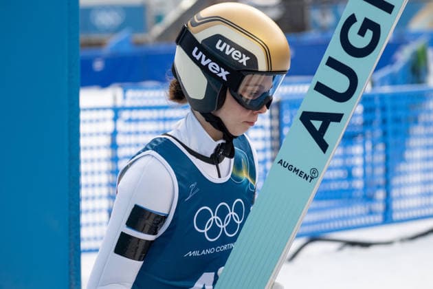 OLYMPICS - Winter Olympic Games, Olympische Spiele, Olympia, OS Milano Cortina 2026 VAL DI FIEMME,ITALY,06.FEB.26 - OLYMPICS, Ski jumping, Skispringen, Ski, nordisch - Winter Olympic Games Milano Cortina 2026, preview, normal hill, training, women. Image shows Lisa Eder (AUT).  GEPAxpictures xOliverxLerch