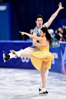 Shiyue WANG & Xinyu LIU (CHN), during Team Event - Ice Dance Rhythm Dance, at the Olympic Winter games, Winterspiele,Spiele, Summer games Milano Cortina 2026, at Milano Ice Skating Arena, on February 6, 2026 in Milan, Italy. Noxthirdxpartyxsales  aflo_318665672