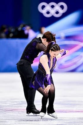Utana YOSHIDA & Masaya MORITA (JPN), during Team Event - Ice Dance Rhythm Dance, at the Olympic Winter games, Winterspiele,Spiele, Summer games Milano Cortina 2026, at Milano Ice Skating Arena, on February 6, 2026 in Milan, Italy. Noxthirdxpartyxsales  aflo_318666422