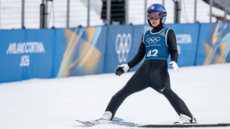 OLYMPICS - Winter Olympic Games, Olympische Spiele, Olympia, OS Milano Cortina 2026 VAL DI FIEMME,ITALY,06.FEB.26 - OLYMPICS, Ski jumping, Skispringen, Ski, nordisch - Winter Olympic Games Milano Cortina 2026, preview, normal hill, training, women. Image shows Sara Takanashi (JPN).  GEPAxpictures xOliverxLerch