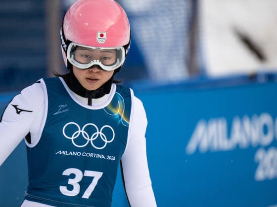 OLYMPICS - Winter Olympic Games, Olympische Spiele, Olympia, OS Milano Cortina 2026 VAL DI FIEMME,ITALY,06.FEB.26 - OLYMPICS, Ski jumping, Skispringen, Ski, nordisch - Winter Olympic Games Milano Cortina 2026, preview, normal hill, training, women. Image shows Yuka Seto (JPN).  GEPAxpictures xOliverxLerch
