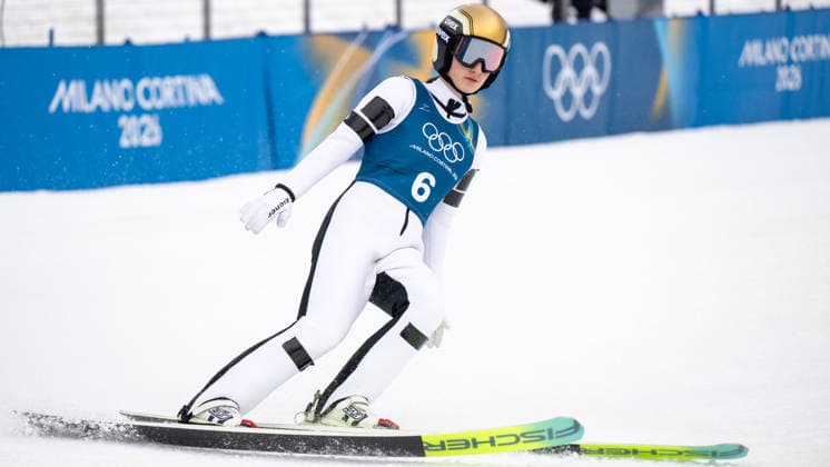 OLYMPICS - Winter Olympic Games, Olympische Spiele, Olympia, OS Milano Cortina 2026 VAL DI FIEMME,ITALY,06.FEB.26 - OLYMPICS, Ski jumping, Skispringen, Ski, nordisch - Winter Olympic Games Milano Cortina 2026, preview, normal hill, training, women. Image shows Lisa Hirner (AUT).  GEPAxpictures xOliverxLerch