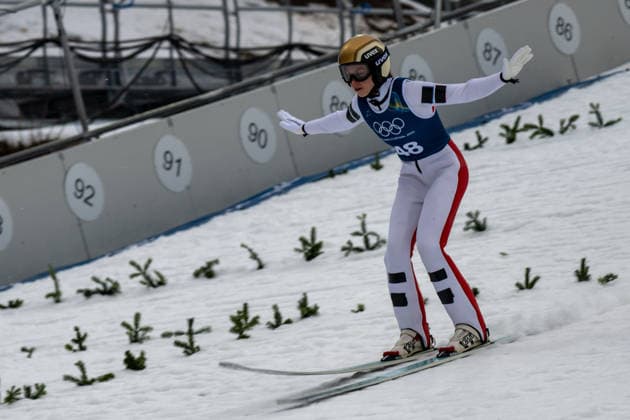 OLYMPICS - Winter Olympic Games, Olympische Spiele, Olympia, OS Milano Cortina 2026 VAL DI FIEMME,ITALY,06.FEB.26 - OLYMPICS, Ski jumping, Skispringen, Ski, nordisch - Winter Olympic Games Milano Cortina 2026, preview, normal hill, training, women. Image shows Lisa Eder (AUT).  GEPAxpictures xOliverxLerch