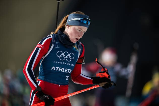 260206 Maren Hjelmeset Kirkeeide of Norway at a biathlon training session during day 0 of the 2026 Winter Olympics on February 6, 2026 in Anterselva. Photo: Mathias Bergeld BILDBYRAN kod MB MB1311 skidskytte biathlon skiskyting Olympic Games, Olympische Spiele, Olympia, OS olympics winter olympics os ol olympiska spel vinter-os olympiske leker milano cortina 2026 milan cortina 2026 milano cortina 2026 olympic games milano cortina 2026 winter olympic games milano cortina-os milano cortina-ol vinter-ol bbeng träning training norge *** 260206 Maren Hjelmeset Kirkeeide of Norway at a biathlon training session during day 0 of the 2026 Winter Olympics on February 6, 2026 in Anterselva Photo Mathias Bergeld BILDBYRAN code MB MB1311 biathlon biathlon olympic games olympics olympics winter olympics os ol olympiska spel vinter os olympiske leker milano cortina 2026 milan cortina 2026 milano cortina 2026 olympic games milano cortina 2026 winter olympic games milano cortina os milano cortina ol vinter ol bbeng träning training norge  Copyright: MATHIASxBERGELD BB260206MB015