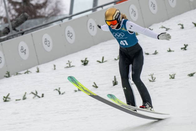 OLYMPICS - Winter Olympic Games, Olympische Spiele, Olympia, OS Milano Cortina 2026 VAL DI FIEMME,ITALY,06.FEB.26 - OLYMPICS, Ski jumping, Skispringen, Ski, nordisch - Winter Olympic Games Milano Cortina 2026, preview, normal hill, training, women. Image shows Nika Vodan (SLO).  GEPAxpictures xOliverxLerch