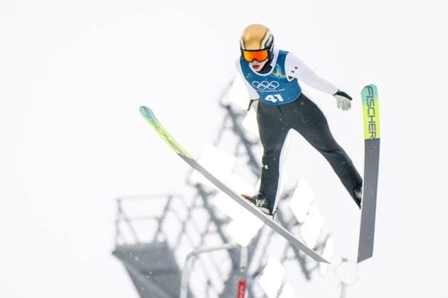 OLYMPICS - Winter Olympic Games, Olympische Spiele, Olympia, OS Milano Cortina 2026 VAL DI FIEMME,ITALY,06.FEB.26 - OLYMPICS, Ski jumping, Skispringen, Ski, nordisch - Winter Olympic Games Milano Cortina 2026, preview, normal hill, training, women. Image shows Nika Vodan (SLO).  GEPAxpictures xOliverxLerch
