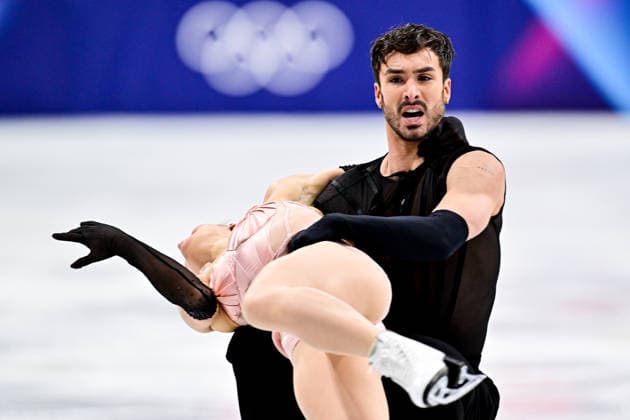 Laurance FOURNIER BEAUDRY & Guillaume CIZERON (FRA), during Team Event - Ice Dance Rhythm Dance, at the Olympic Winter games, Winterspiele,Spiele, Summer games Milano Cortina 2026, at Milano Ice Skating Arena, on February 6, 2026 in Milan, Italy. Noxthirdxpartyxsales  aflo_318667293