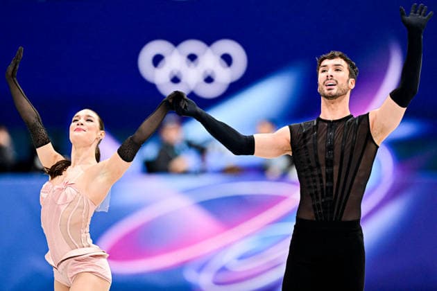 Laurance FOURNIER BEAUDRY & Guillaume CIZERON (FRA), during Team Event - Ice Dance Rhythm Dance, at the Olympic Winter games, Winterspiele,Spiele, Summer games Milano Cortina 2026, at Milano Ice Skating Arena, on February 6, 2026 in Milan, Italy. Noxthirdxpartyxsales  aflo_318667331
